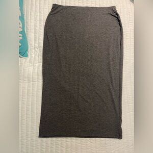 Old Navy Gray Pencil Midi Skirt